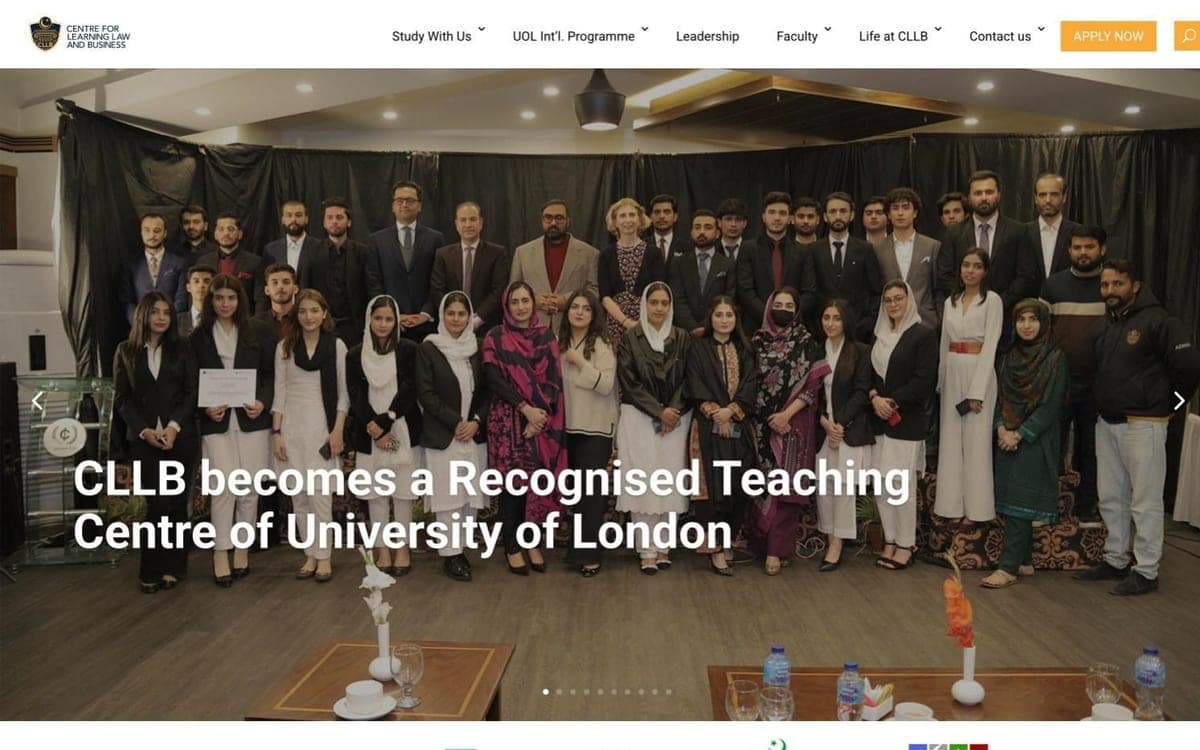 CLLB website home page