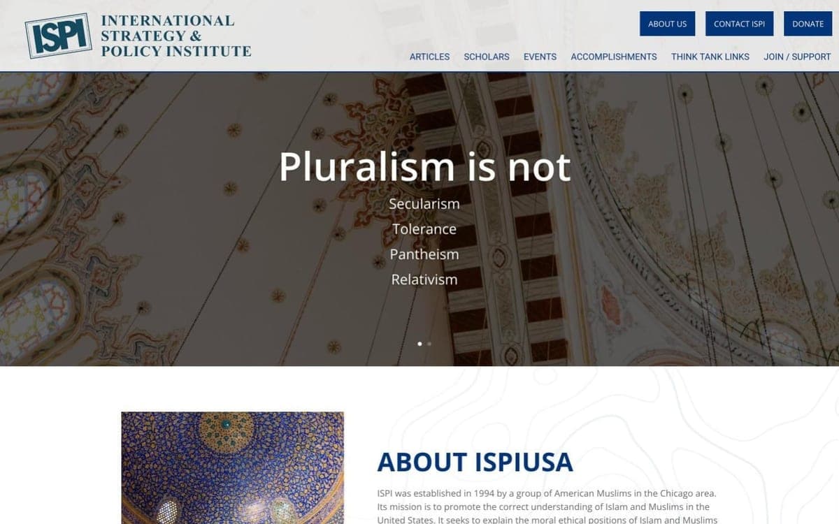 ISPI USA website home page